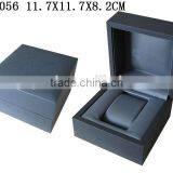 Luxury Leather Covered Wooden Outside Jewelry Watch Box Wholesales Custom Logo W1056