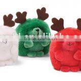 Soft Toy Reindeer Hedgehogs/Stuffed Toy Colorful Hedgehog With Reindeer Horn /Stuffed Toy Animated New Style Hedgehog thumbnail-1