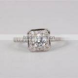 High Quality 925 Silver Engagement Ring With Clear Zircon for Lady Made in China thumbnail-2
