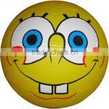 SpongeBob Rubber Basketball Made in China/SquarePants Photo Printed Basketball