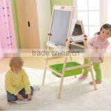 Fashion Kids Wooden Toy Tergum Chalkboard and Whiteboard Blackboard Folding Kids Erasable Magic Magnetic Drawing Board thumbnail-4