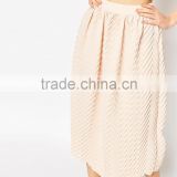 tat fabric strip pleated pure color long lady/woman dress design/manufacture