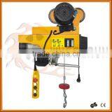 Building Equipment 220V 10M Electric Hoist PA Mini Wire Rope Winch With Trolley thumbnail-1