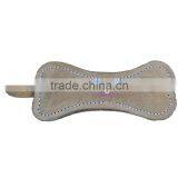 BONE SMALL SUEDE JUTE SUEDE 5-1/2 INCH Small thumbnail-1