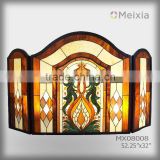 MX080008 tiffany style stained glass room dividers screens for home decoration
