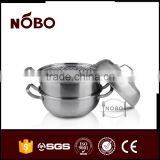 IRON MAN 2 Layer Multifunctional Stainless Steel Stock/steamer Pot thumbnail-6