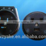 YK703FM Hot Sale 3 Pis European Style Plug and Socket