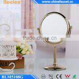 Professional Golden Brass Round Decorative Smart Magnifying Mirror thumbnail-1