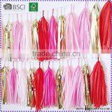Factory Price Fashion Handmade Paper Tassel Diy Tissue Garland thumbnail-3
