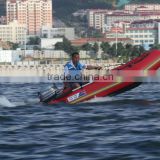 CE Certificated PVC Material Optional Floor High Speed Sports Boat
