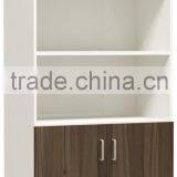 Office Wooden Filling Cabinet Locking Wood Storage Bookcase thumbnail-2