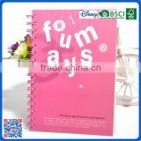 Promotional Wholesale Cheap A4 Spiral Good Notebook