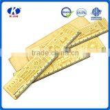 2016manufacturer Custom Full City Printing Wooden Ruler at 19cm for Gifts thumbnail-3