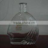 500ml High Quality Clear Wine Glass Bottle thumbnail-1