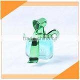 Beautiful 95ml Green Decorative Corked Glass Bottles thumbnail-1