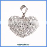 Wholesale Clear Color Cute Heart Shaped Rhinestone Pendant Designs For Women CPP-H002H