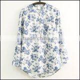 Top brand new style custom printed pattern shirts for women
