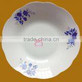 Porcelain Pasta Plate,porcelain Round Deep Plate,white Porcelain Soup Plate for Restaurant thumbnail-1