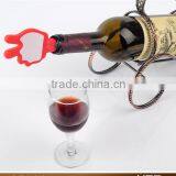 Novelty Silicone Wine Bottle Stopper Parts for Writing Deadline Time