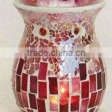 10.5Dx14H hand made cheap colored glass oil burner