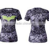 Guangzhou Custom Sublimation 3d Design T-shirts/3d Animal T-shirts/t-shirts Avengers Superman Compression Shirt for Women thumbnail-2