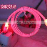 High Quality LED Miro Usb Charging Cable for Iphone Samsung HTC Blackberry