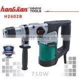 H2602B 850W Electric Rotay Hammer Drill Demolition Hammer 26mm Ideal Power Tools