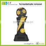 3D Shape High Quality Handmade Wholesale Resin Activated Carbon Craft Office Decoration Statue