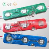 Good price IP68 3 Leds RGB led module SMD5050 injection led module with lens
