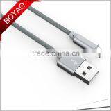 Customized Round Usb Braided Data Cable for Cellphone 1m thumbnail-2