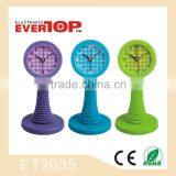 GOOD SALES ROUND SWING SILICONE CLOCK ET2035