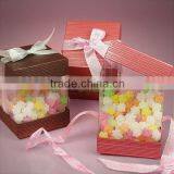 PVC Clear High Quality Plastic Folding Packing Box for Candy