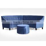 Green Sectional Restaurant Booths for Sale YK7033 Quality Choice thumbnail-2