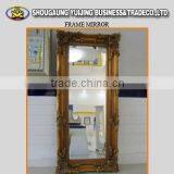 Silver Frame Standing Mirror Home Decor Floor Dressing Mirror thumbnail-2