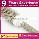 Wholesale Salon Care Ceramic Round Plastic Hair Brush thumbnail-6