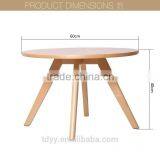 TDCT-60 Round Plywood Dining Room Cafe Table With Birch Veneer thumbnail-6
