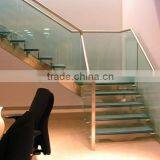 High Quality Clear Tempered Float Glass Glass Stairs Price thumbnail-1
