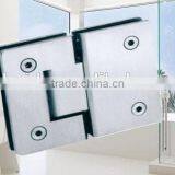 Bathroom Shower Double Side 180 Degree Stainless Steel Glass Hinge Panel thumbnail-2