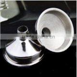 Mini Stainless Steel Metal Filling Funnels for Hip Flask thumbnail-1