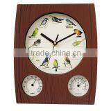 Wall Clock With Bird Sounds thumbnail-1