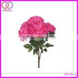 Factory Direct Sale Artificial Flower Silk 5 Head Penoy Flower thumbnail-3