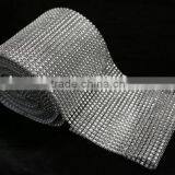 24 Rows Silver Wedding Decoration Rhinestone Ribbon thumbnail-4