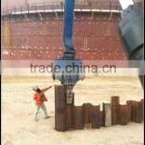 Hydraulic High Frequency Vibratory Excavator Pile Driver, Pile Extractor, Lassen Steel Sheet Pile Machine , Model: DZJ250