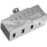 High-speed 4-Port USB 3.0 Hub With LED Indicators and Easy to be Fixed on the PC or Table thumbnail-2