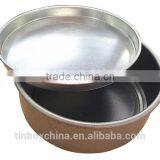 Top Quality Round Metal Box Candle Lock Clear Window thumbnail-1