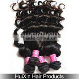 5A 100% Brazilian Virgin Human Hair 12"-34" Natural Wave Natural Color in Stocking Can be Dyed to Any Colors thumbnail-1