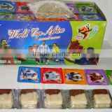 milk chocolate candy food in pvc cup chocolate world cup africa