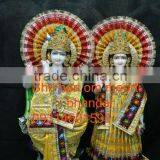 Stone Statue of Radha Krishna