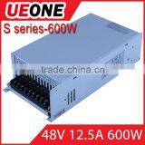 600w 48vdc Switching Power Supply of S-600-48