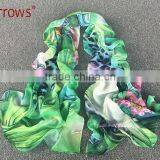 Fresh Orange Color Sexy Shawls and Scarf Stole for Young Girls and Office Ladies thumbnail-2